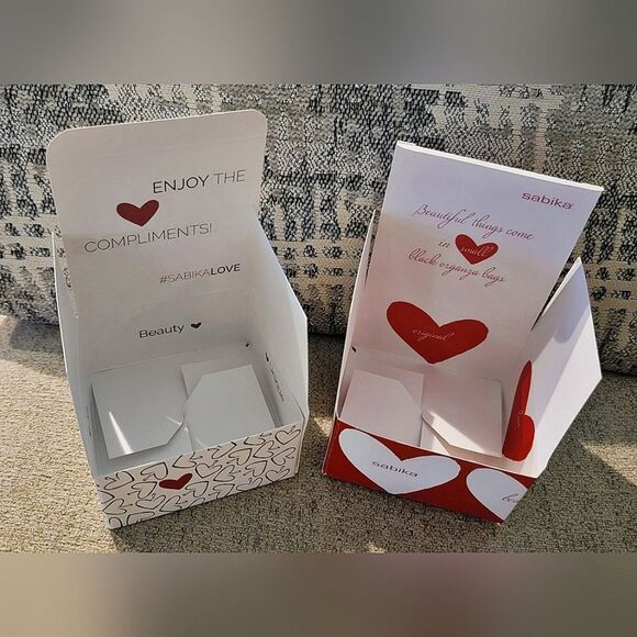 #Sabika Gift Boxes Set Of 20, Two Designs, #NWOT, 4x4x2 - Picture 2 of 4